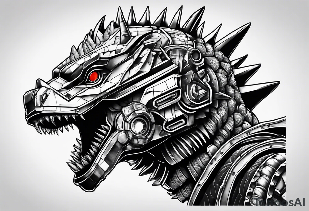 Mechagodzilla tattoo idea