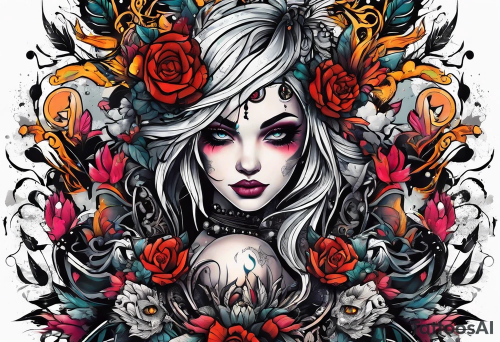 Punk grunge tattoo idea