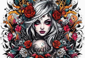 Punk grunge tattoo idea