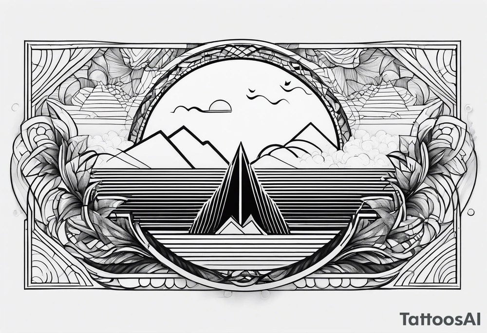 electromagnetic wave spectrum tattoo idea