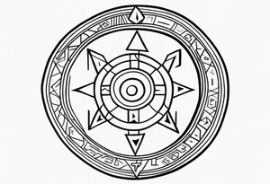 Ancient Rune Symbols tattoo idea