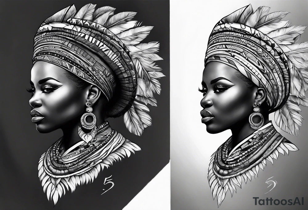 Tatoage sleef de big 5 afrika tattoo idea