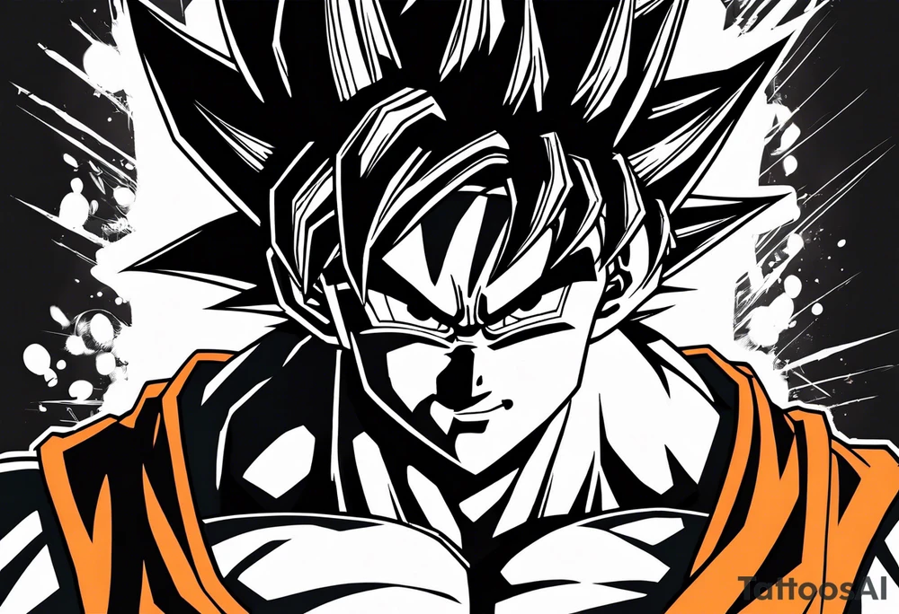 Son Goku ss tattoo idea