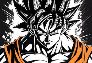 Son Goku ss tattoo idea