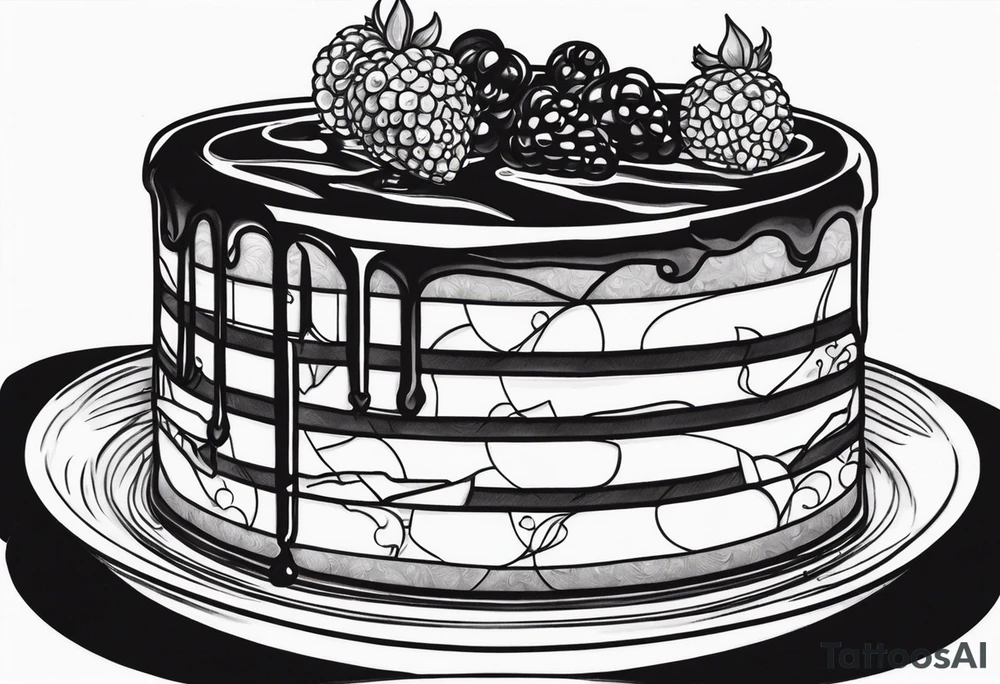 Cheesecake girl skeleton tattoo idea