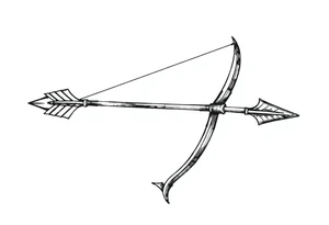 Bow arrow tattoo idea