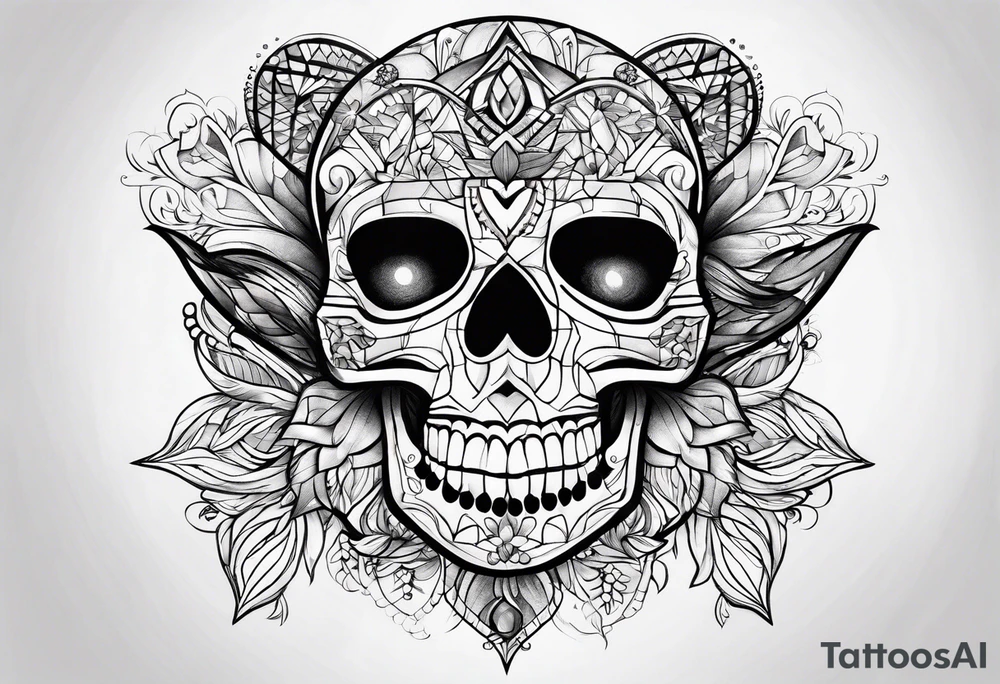 life is about love tattoo idea