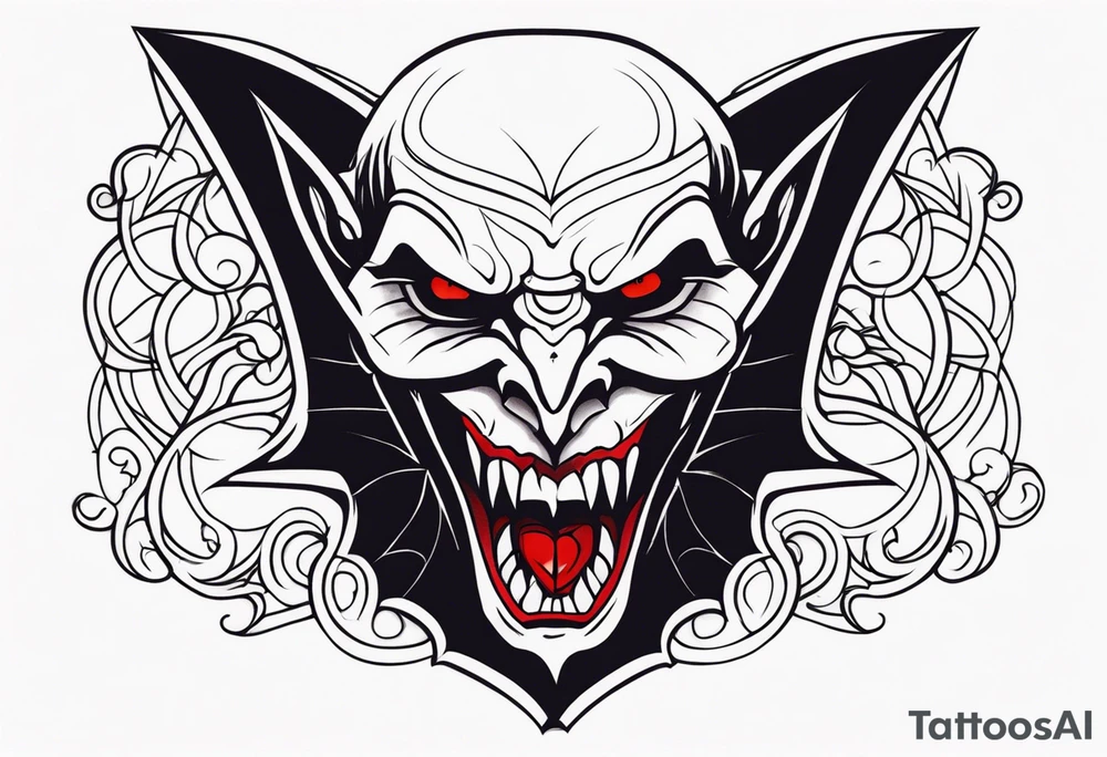 Vampire forearm tattoo tattoo idea
