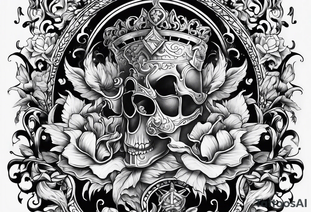 heaven and hell tattoo tattoo idea