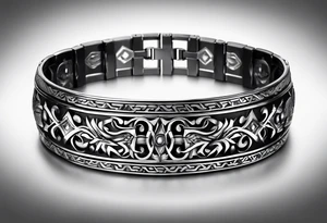 scottish bracelet with MKB tattoo idea