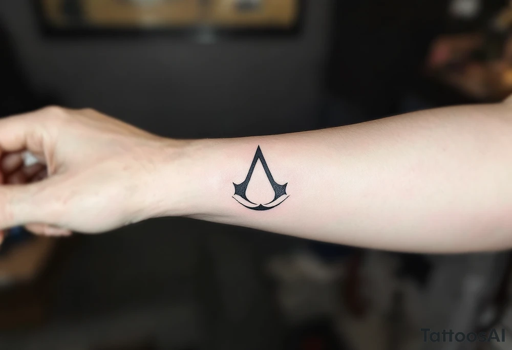 Assassins creed logo tattoo idea