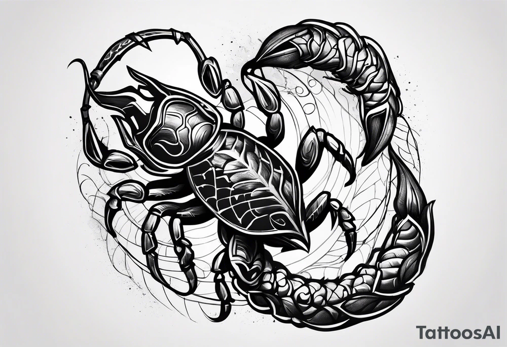 scorpio tattoo idea