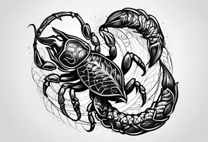scorpio tattoo idea