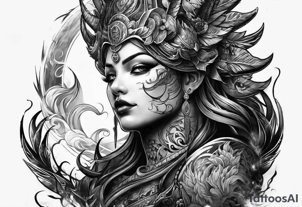 Demons tattoo idea