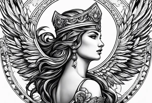Athena looking up tattoo idea