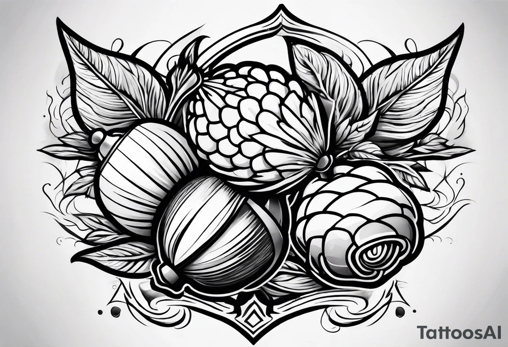 Acorn tattoo idea