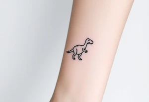 a baby brontosaurus tattoo idea