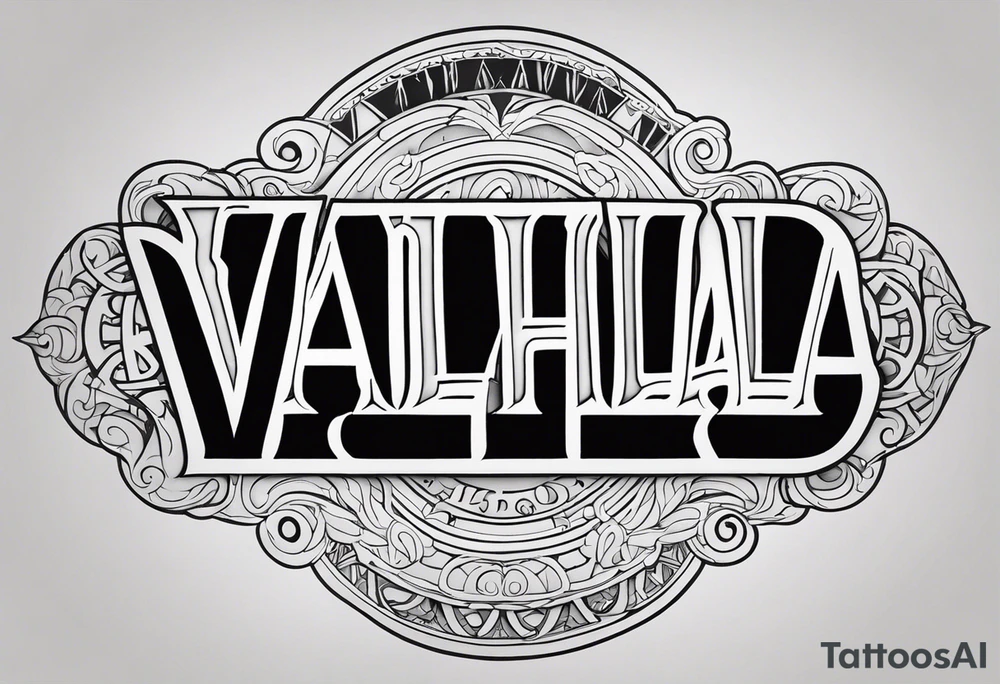 Valhalla fog tattoo idea