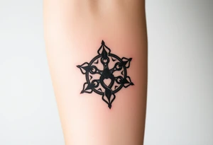 time, yggdrasil, norse symbology, geometric tattoo idea