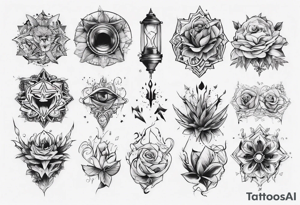 Surprise me with a tattoo, suitable for the back of the forearm tattoo idea