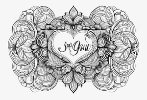 And I love you sosong by perry como tattoo idea