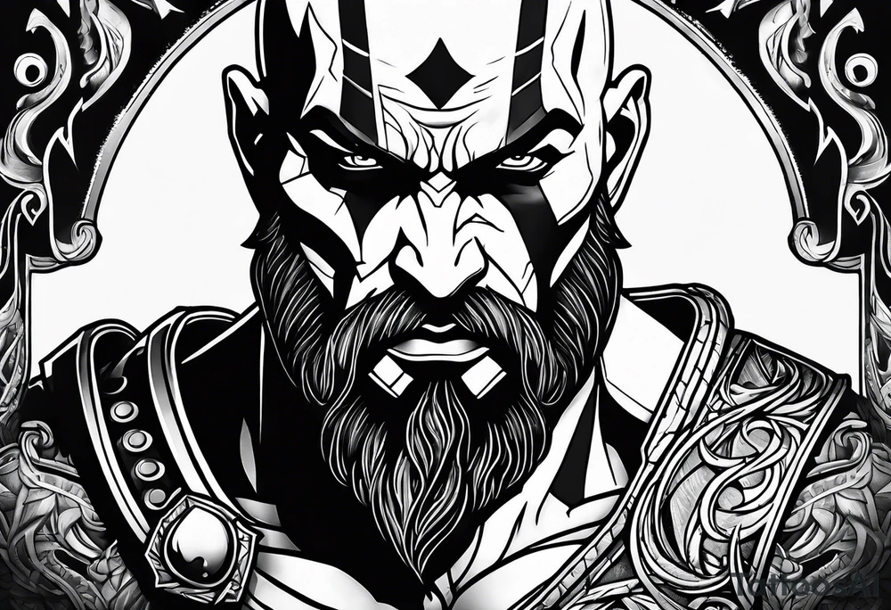 kratos tattoo idea