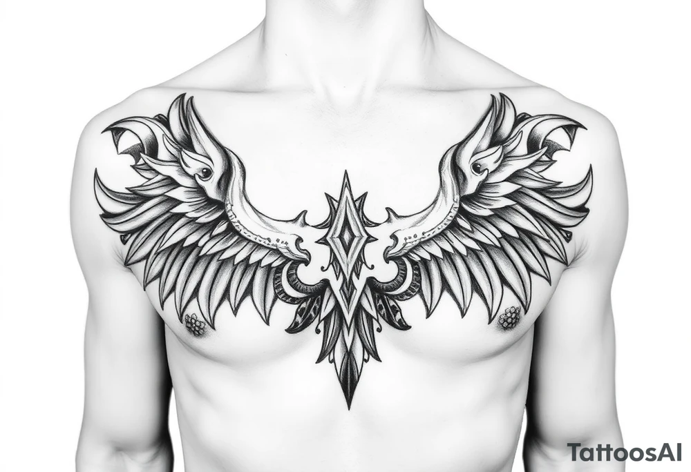 Female tattoo chad on my Breast tattoo idea