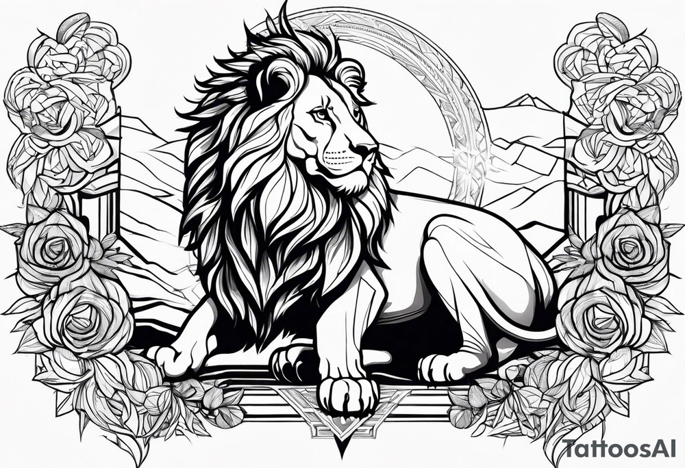 A star in the sky tattoo idea