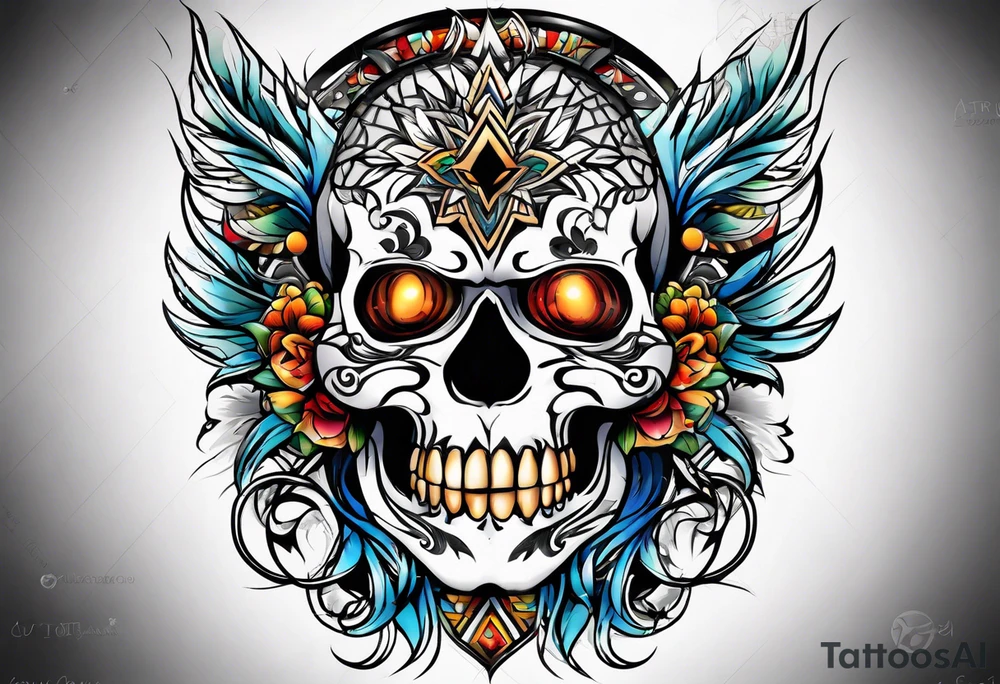 Body ripped skin tattoo tattoo idea