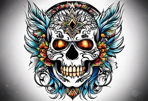 Body ripped skin tattoo tattoo idea