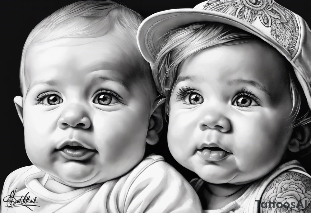 Trenton green-blaker and Brittany underhill baby would look like? tattoo idea