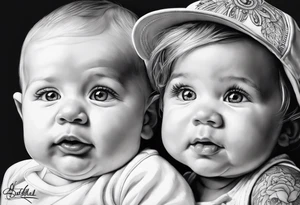 Trenton green-blaker and Brittany underhill baby would look like? tattoo idea