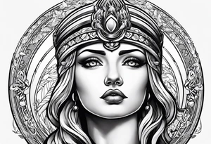 Athena looking up tattoo idea