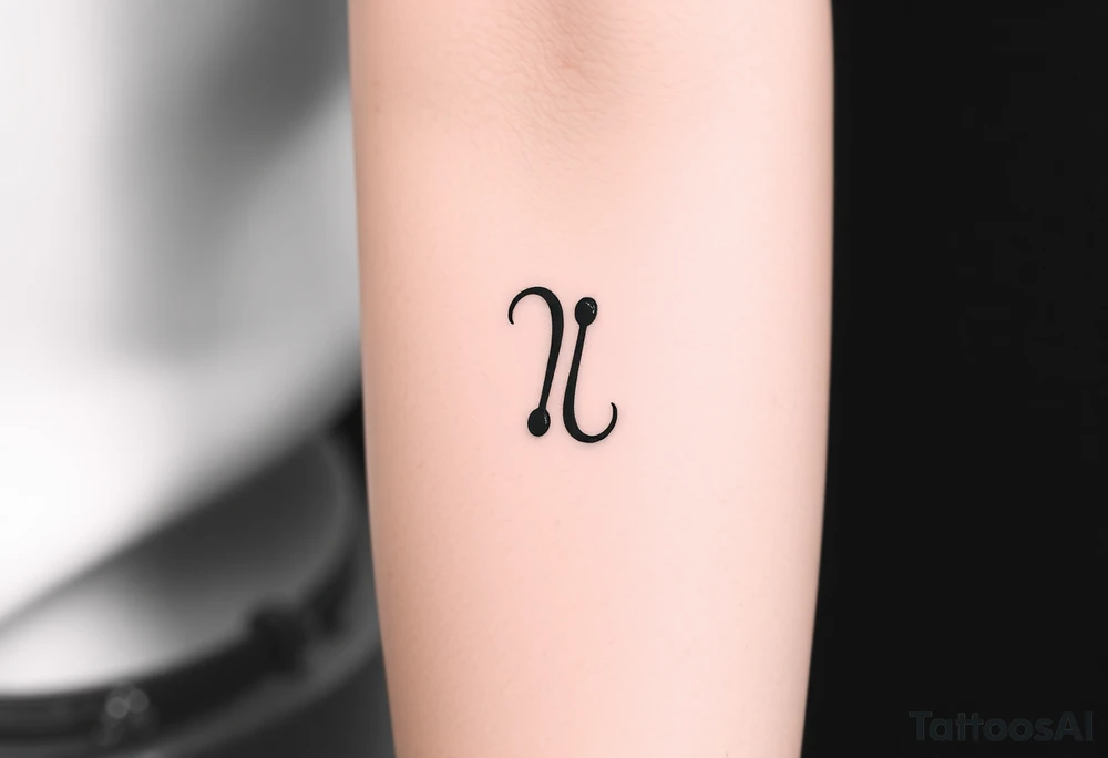 semicolon symbol tattoo idea