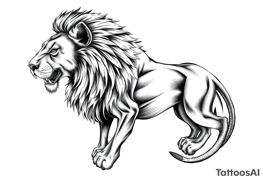 lion tattoo idea