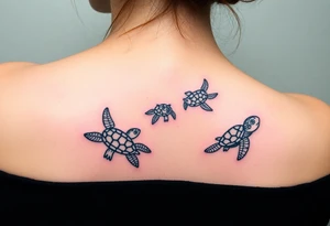 turtles from the movie nemo tattoo idea