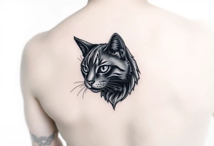 Black Cat tattoo idea