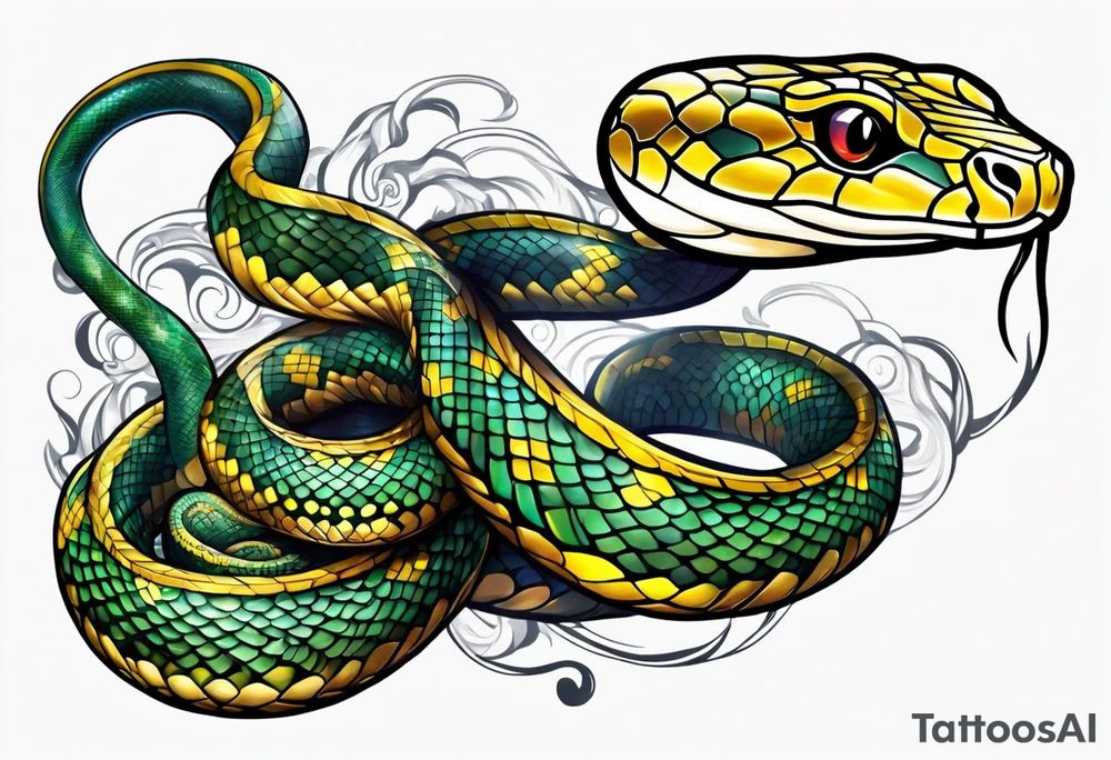 snake tattoo idea