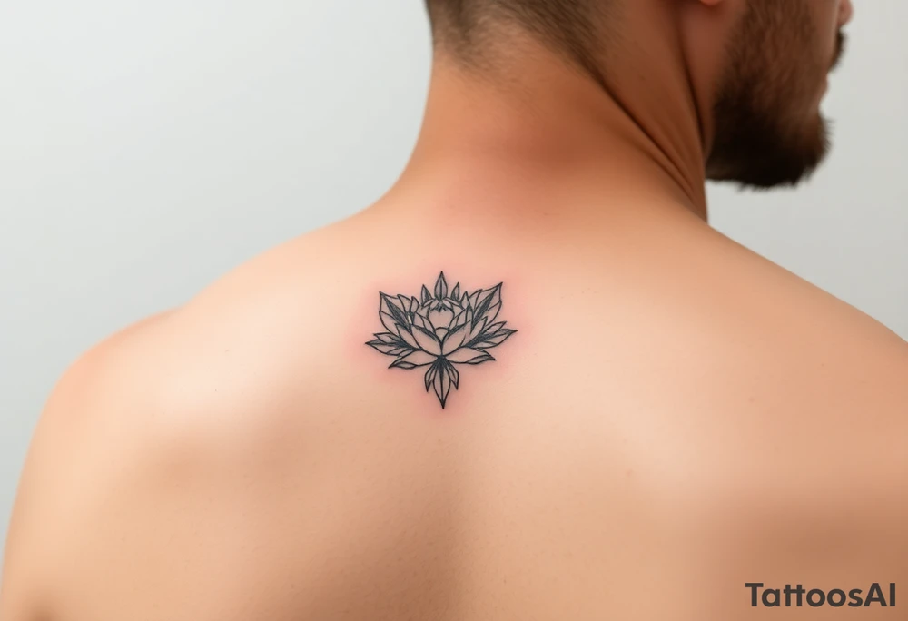 Simple minimalist feminine tattoo small line art on arm tattoo idea
