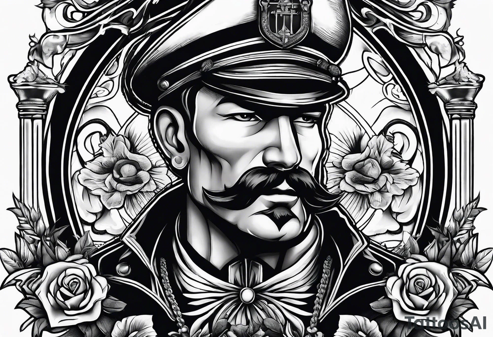 church burning down tattoo idea