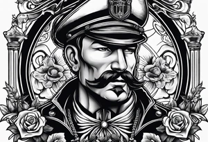 church burning down tattoo idea