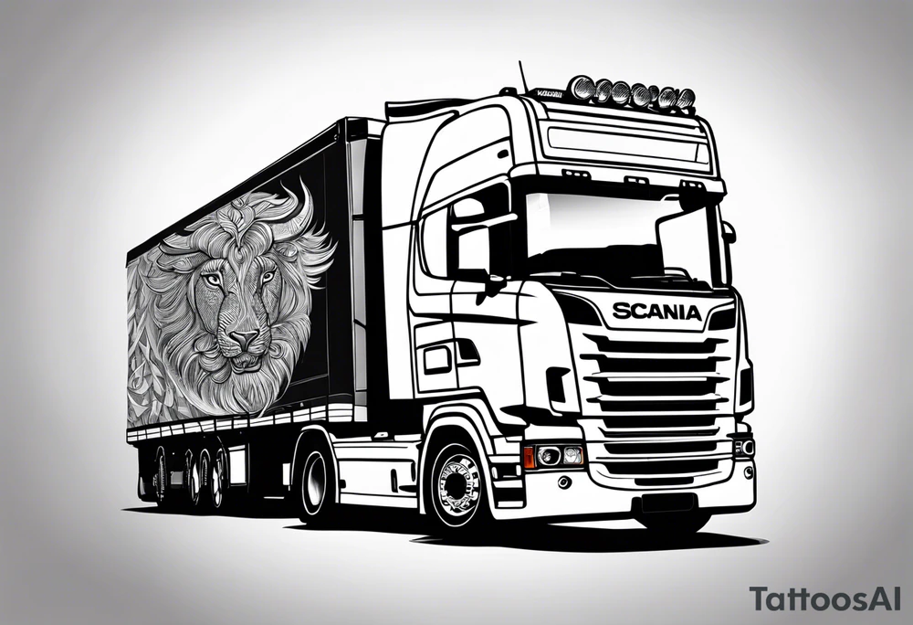 Scania v8 tattoo idea