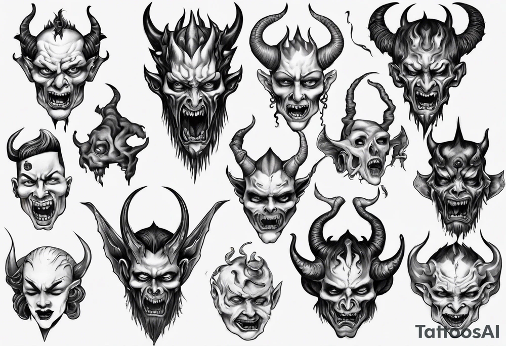 demons in my head tattoo idea