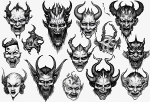 demons in my head tattoo idea