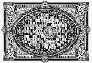 scrabble tile tattoo idea