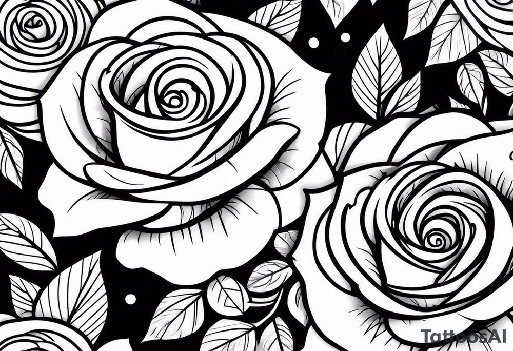 Roses tattoo idea