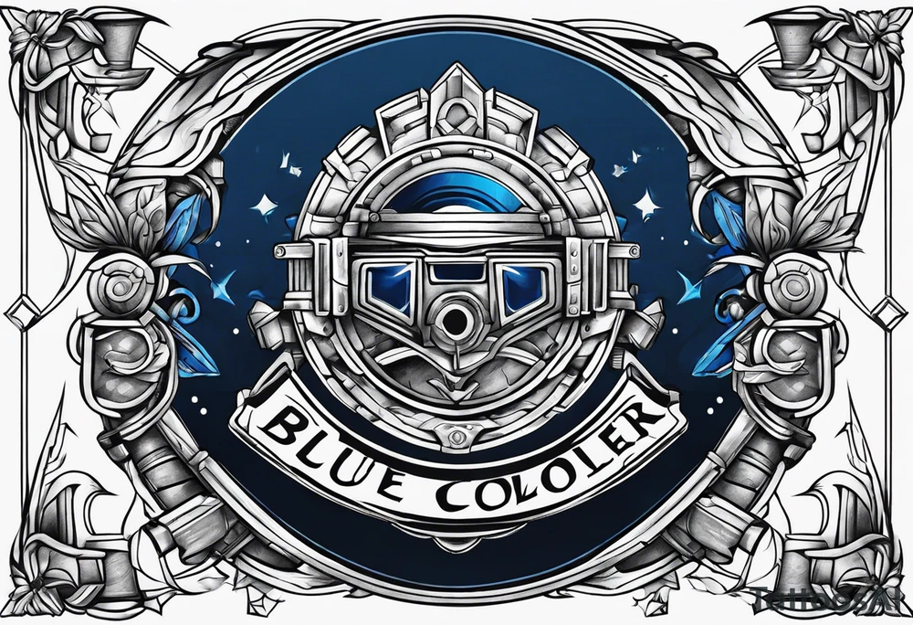 Blue collar, welding tattoo idea