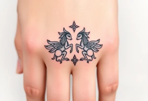 Asian, Gemini, twins tattoo idea