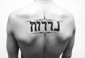 hebrew tattoo idea