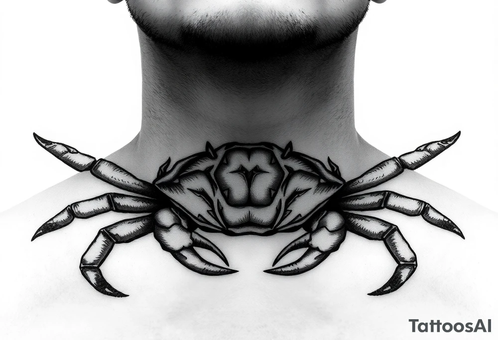 Sign of a caner a crab tattoo idea